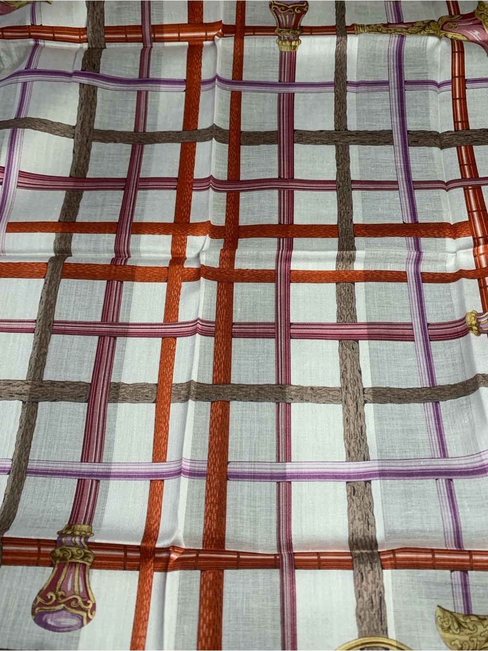 Burberrys Pink & Multicolor Mini Scarf - Picture 4 of 7